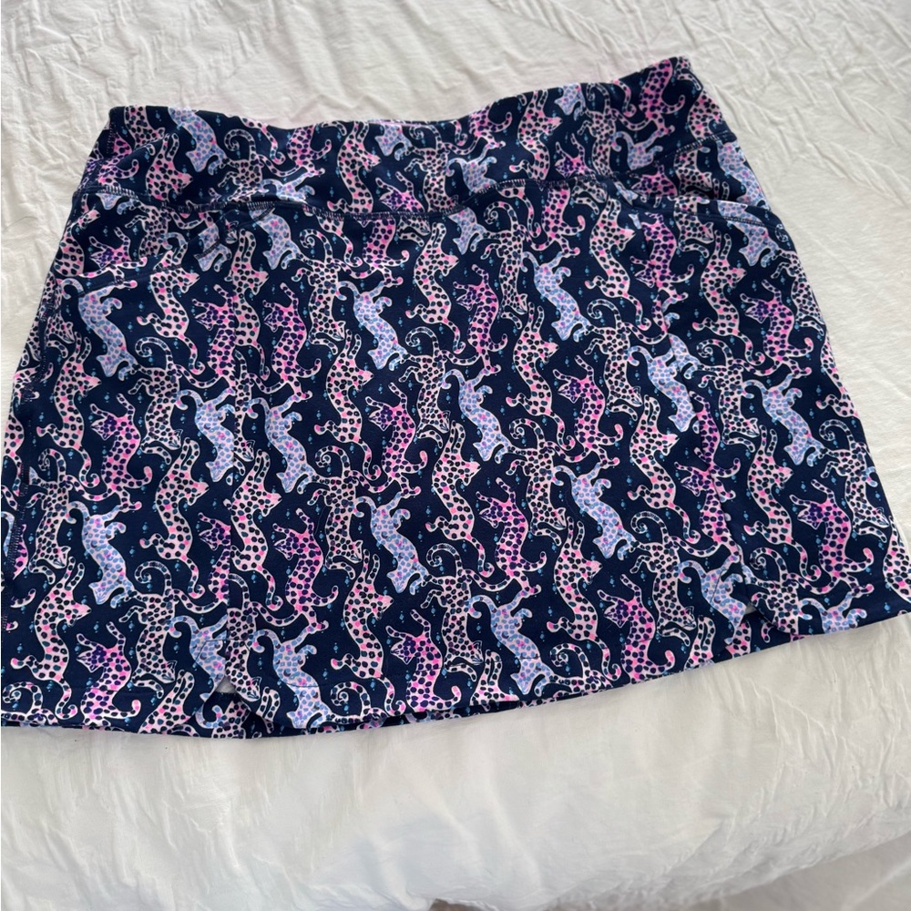 Lilly Pulitzer Luxletic leopard skort size XL